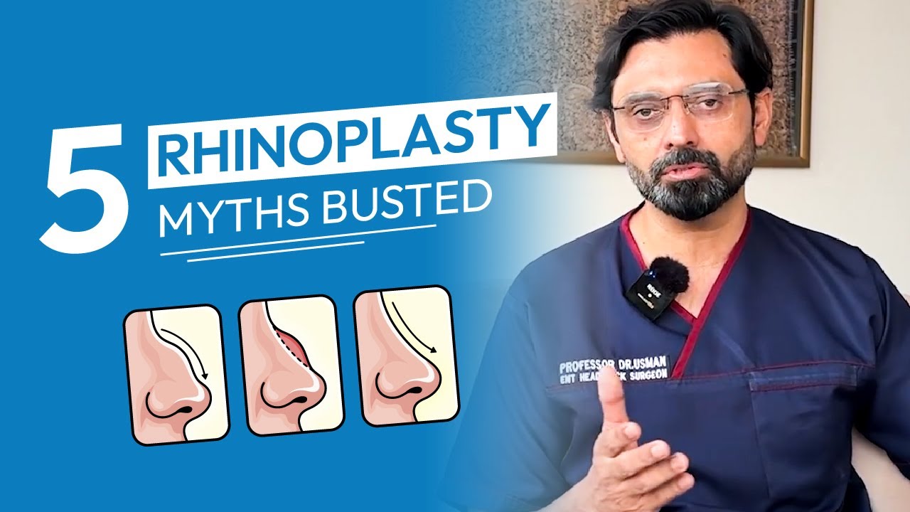 5 Rhinoplasty Myths BUSTED by an ENT Surgeon | Dr. Usman Ahmed