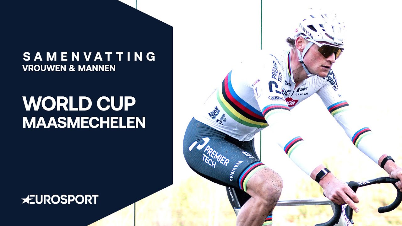 MATHIEU VAN DER POEL zorgt voor SPEKTAKEL | World Cup Veldrijden Maasmechelen | Samenvatting M/V
