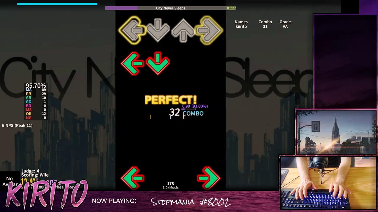 stepmania Online AA **City Never Sleep**