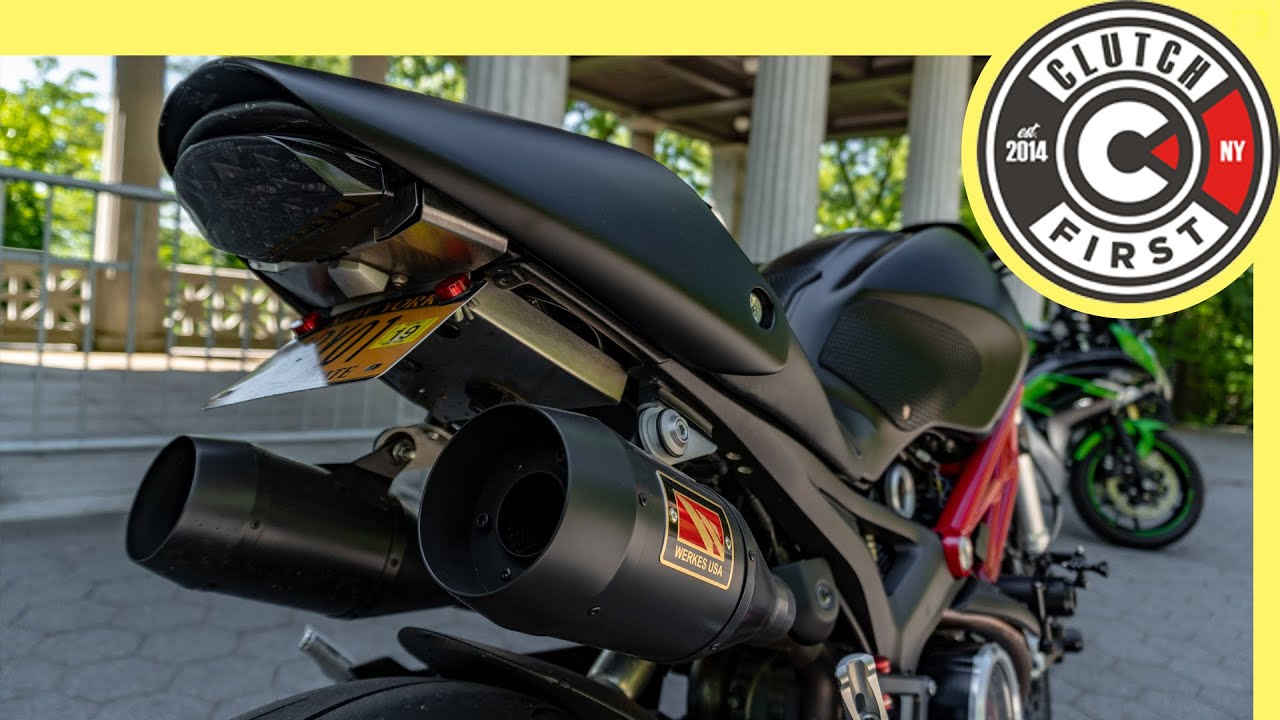 Very Easy and Simple Install Competition Werkes GP-Race Exhaust [Ducati Monster]