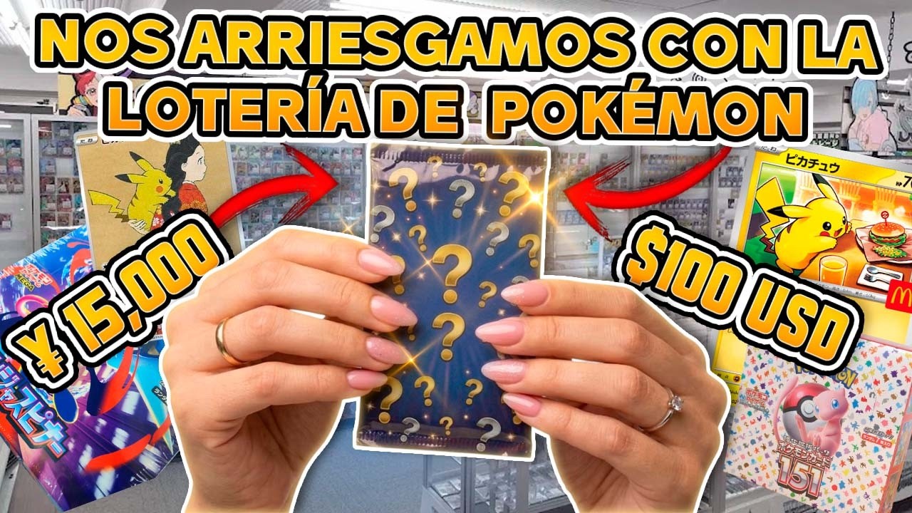 ¡¡Pagamos 15,000 yenes por una lotería de Pokémon en Japón!!… Esto fue lo que pasó, ¿VALIÓ LA PENA?