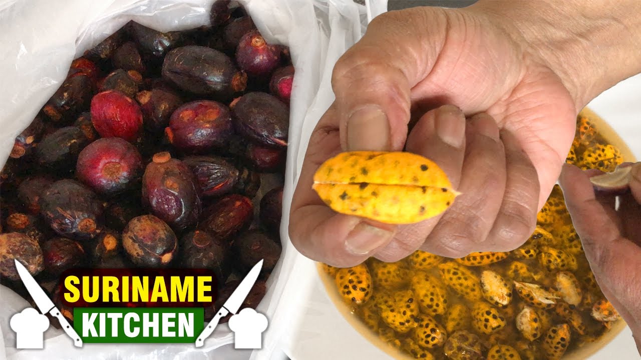 Masoesa Vruchten Voor Masoesa Rijst | Renealmia Exaltata Masusa Fruit Rice | Suriname Kitchen