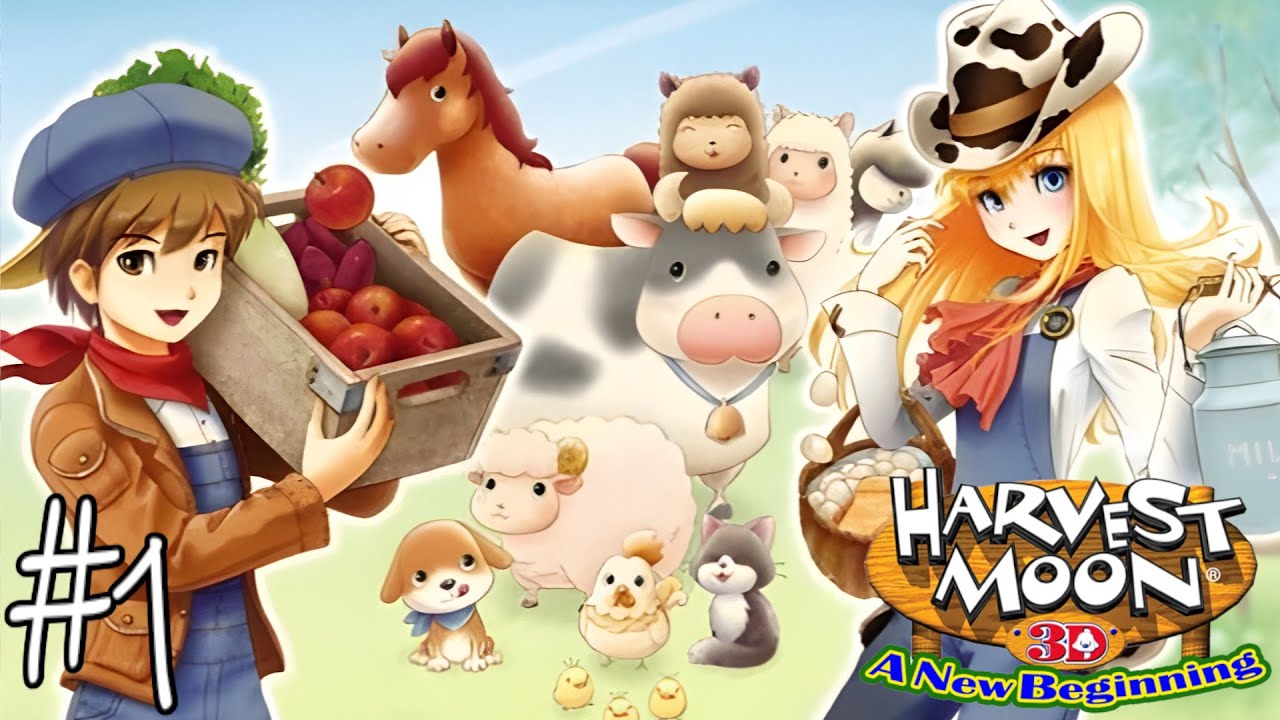 Petani Aragon Sampe Kedesa Tersepi Echo - PART 2 - Harvest Moon 3D: A New Beginning #1