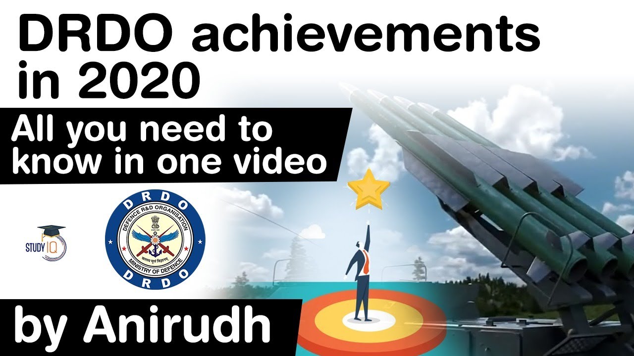 Complete One Year DRDO achievements in 2020 - All you need to know in one video #UPSC #IAS