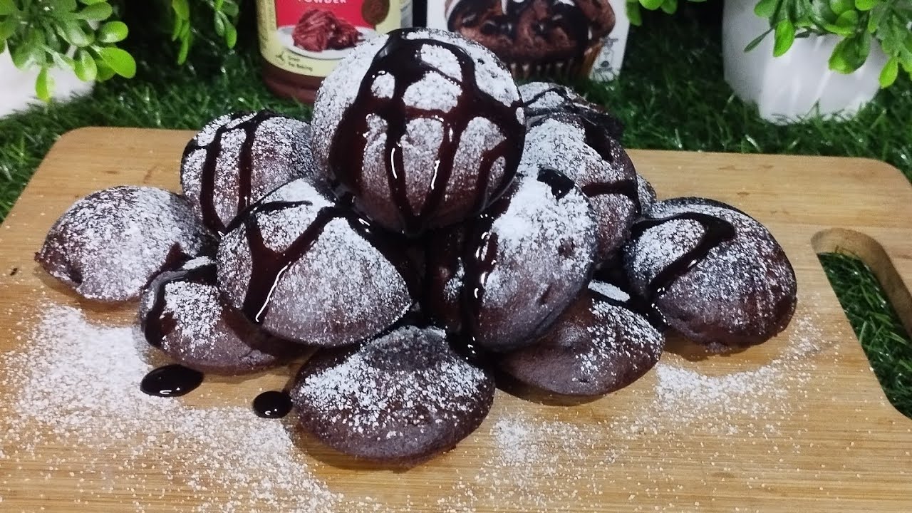 CHOCOLATE CAKE BALL | CHOCOLATE CAKE | PAN CAKE | BALL CAKE | CHOCOLATE PAN CAKE |  PAN CAKE RECIPE