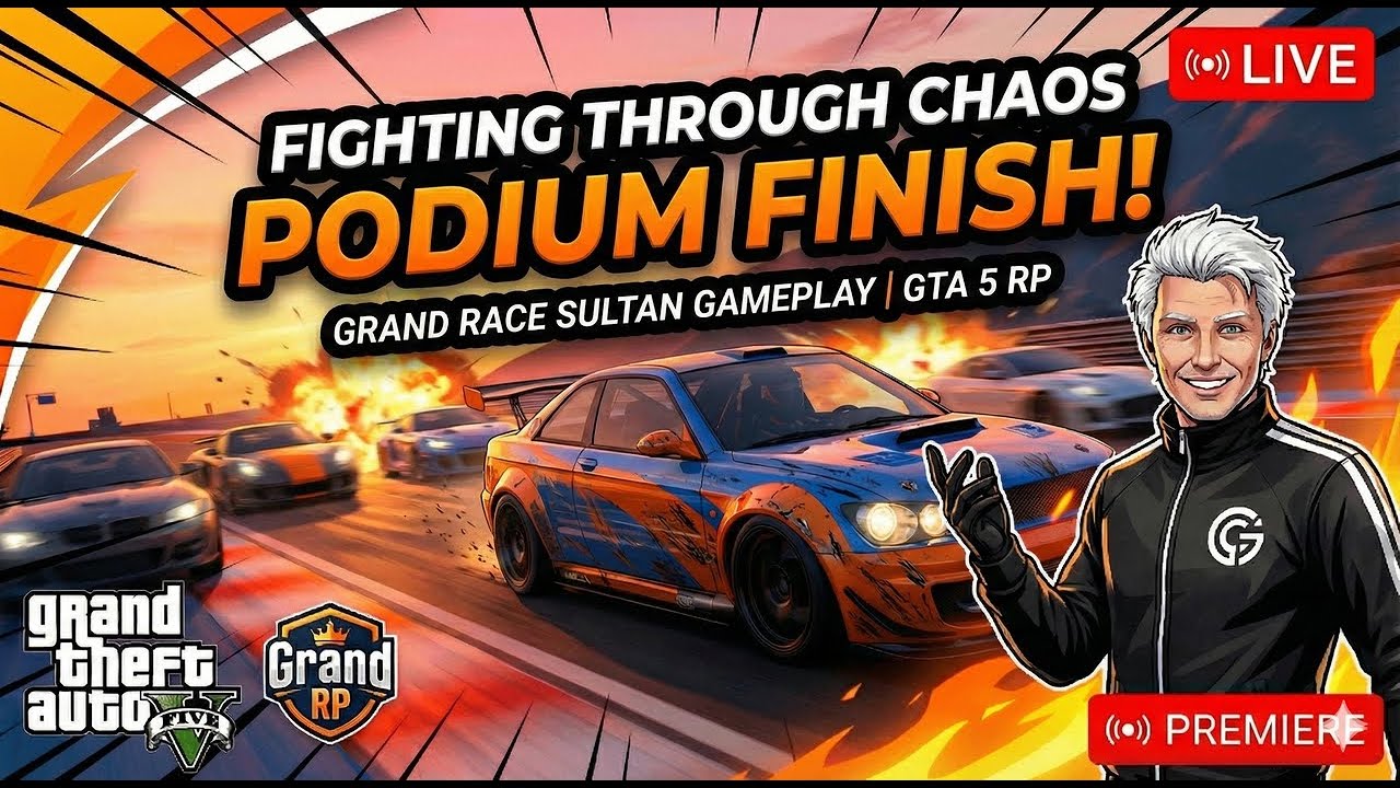 Fighting Through Chaos for a Podium Finish! Grand Race Sultan Gameplay | GTA 5 RP