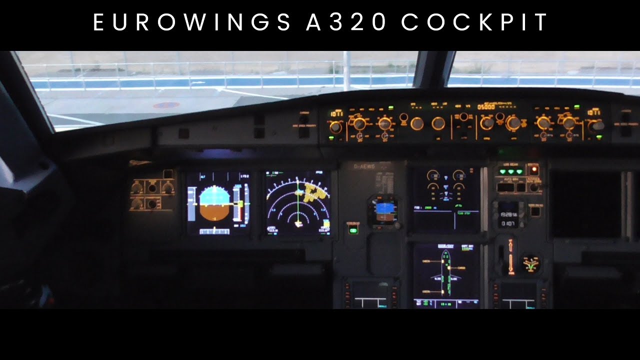 Eurowings Airbus A320 Cockpit Visit | D-AEWG