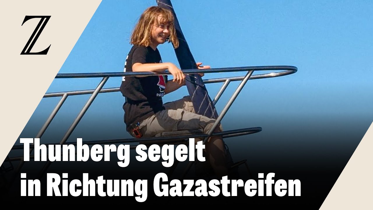Greta Thunberg bricht an Bord eines Segelschiffs in Richtung Gazastreifen auf