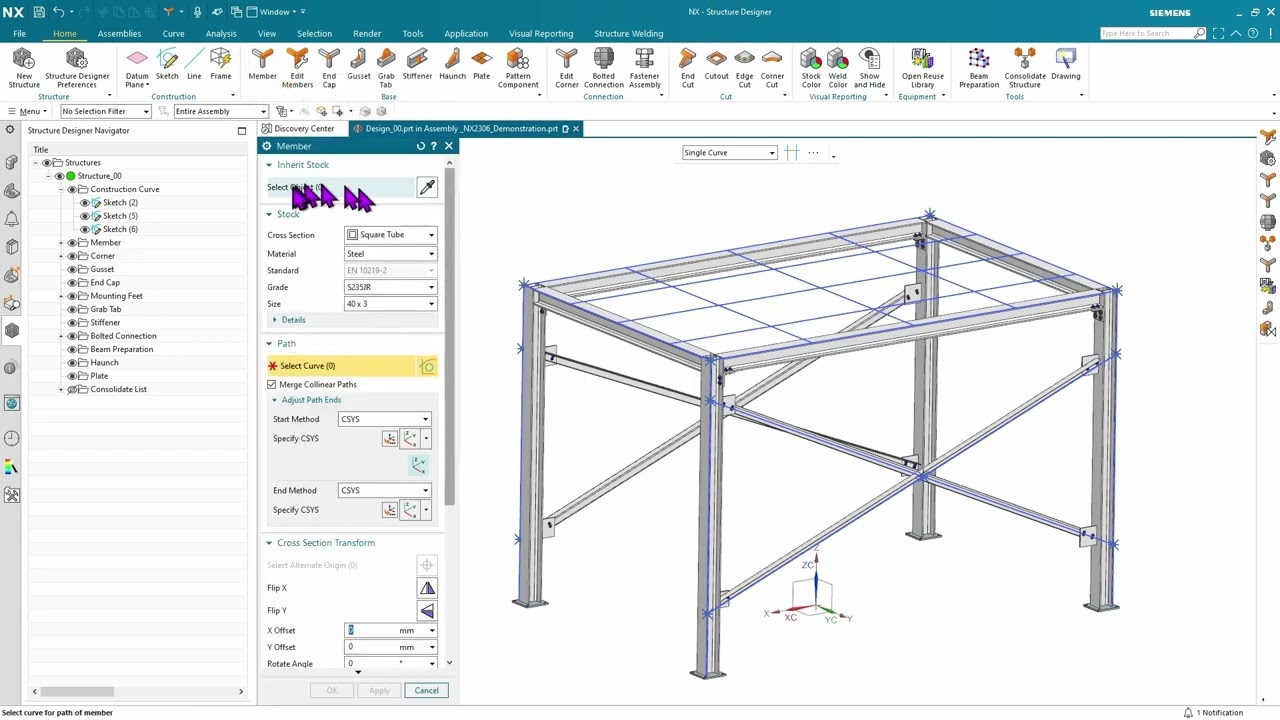 What’s new in NX 2306 Design: NX Structure Designer