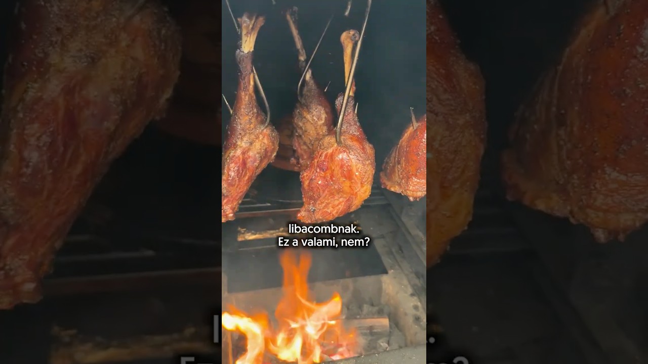 F&uuml;st&ouml;n s&uuml;t&ouml;tt &eacute;s konfit&aacute;lt BBQ-libacomb