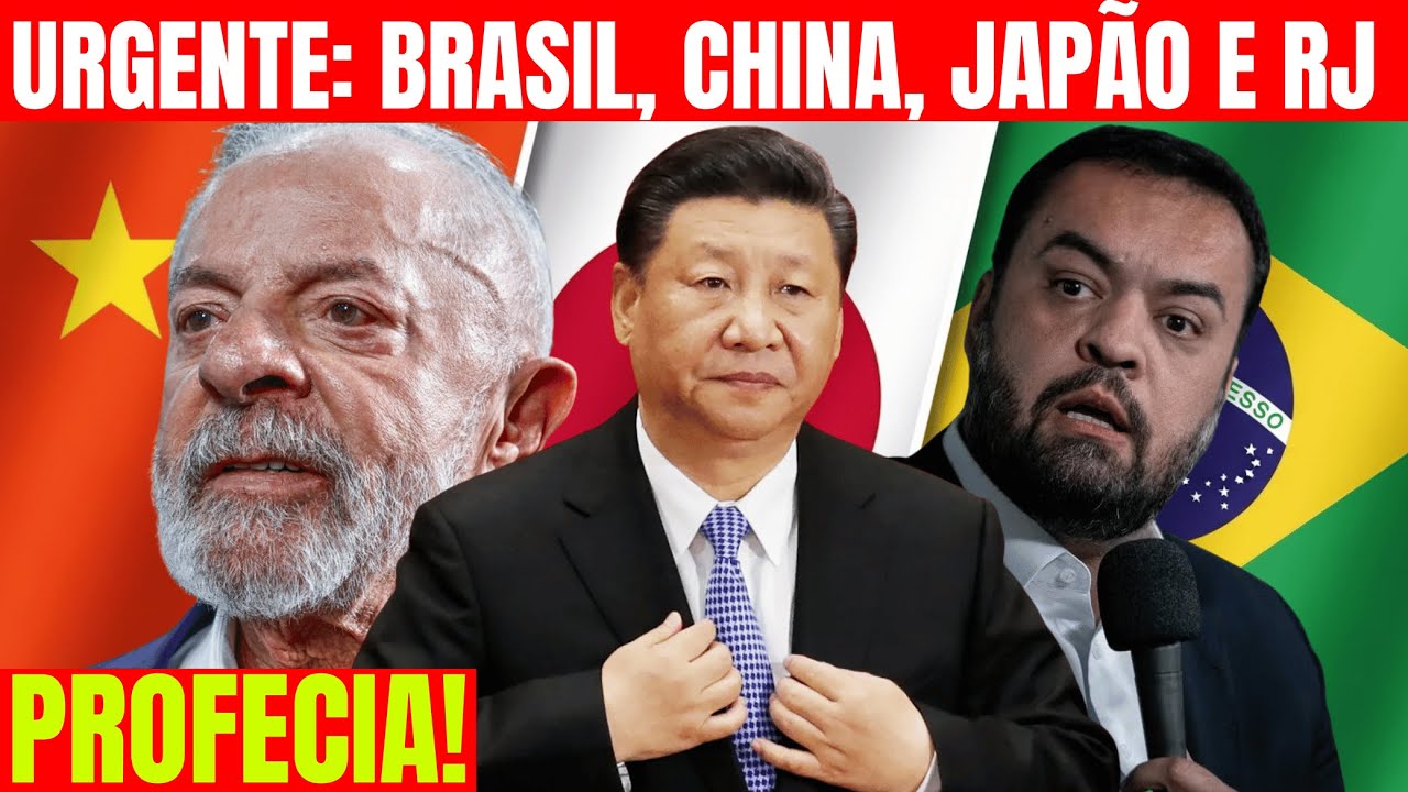 FORTE PROFECIA PARA O BRASIL, CHINA, JAP&Atilde;O E RIO DE JANEIRO, PROFECIA PARA O BRASIL!
