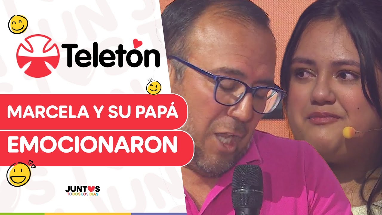 LE CANTÓ A SU HIJA: La emotiva historia de Marcela y su papá Cristian en Teletón 2024