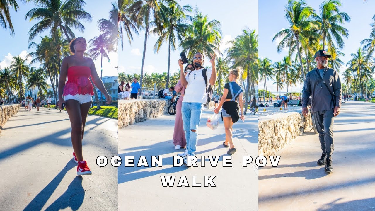 POV Street Photography Walk Ocean Drive Miami | Canon t6i