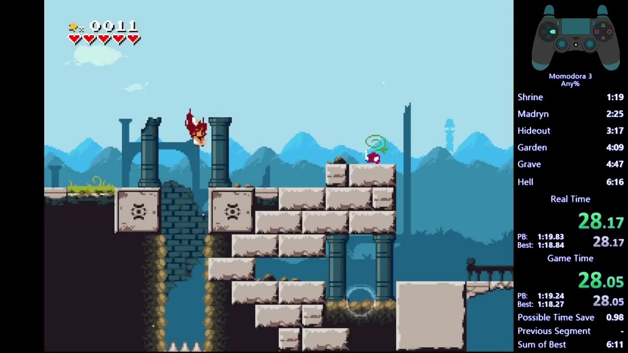 【RTA / speedrun】 Momodora 3 Any% - 06:14.440