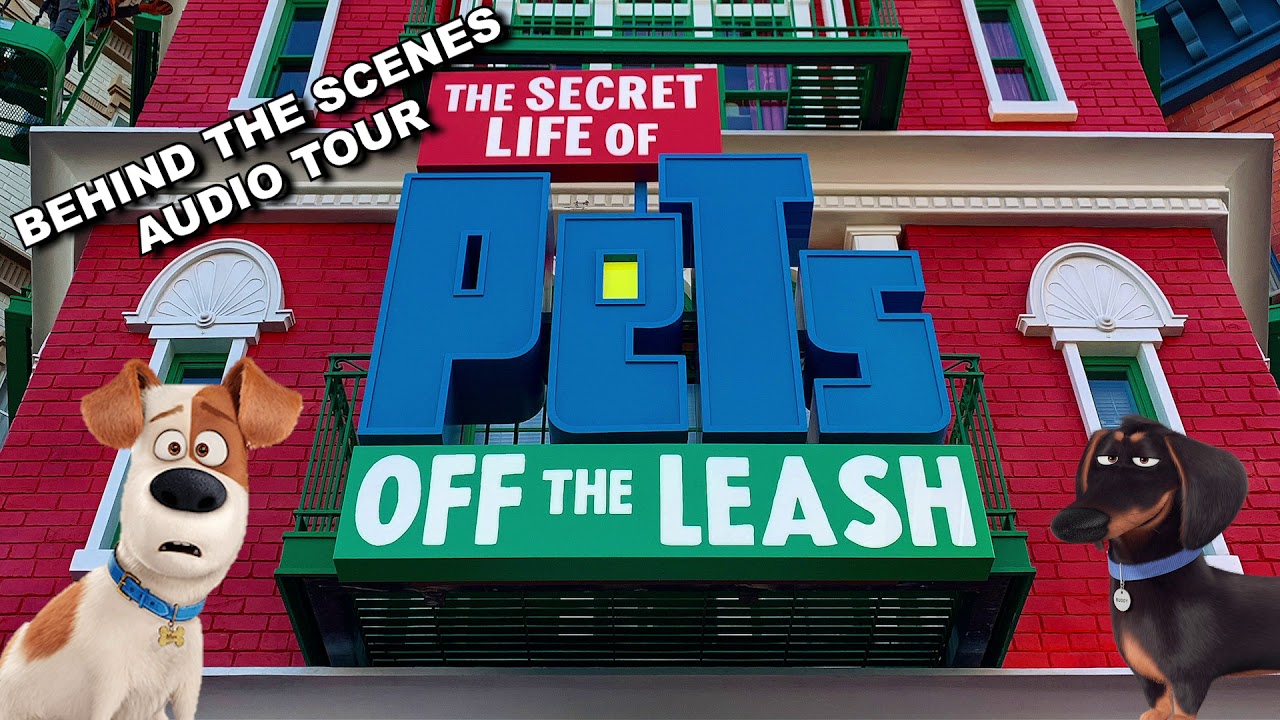Behind The Scenes Tour of The ALL NEW Secret Life of Pets Dark Ride at USH (AUDIO ONLY)