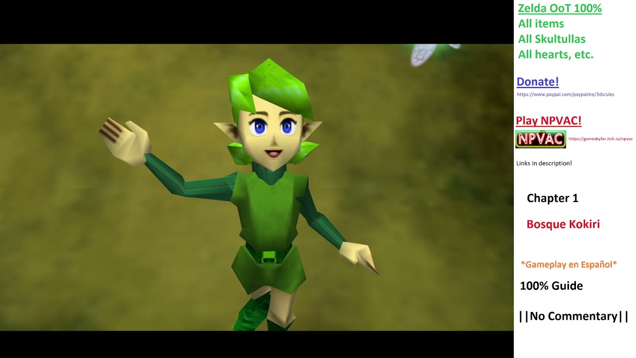 Zelda Ocarina of Time 100% |No Commentary| #1 Bosque Kokiri