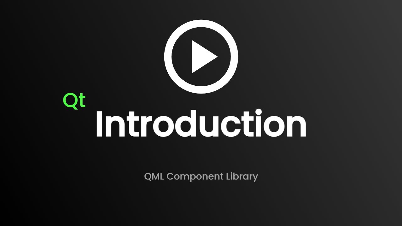 Introduction - QML Component Library