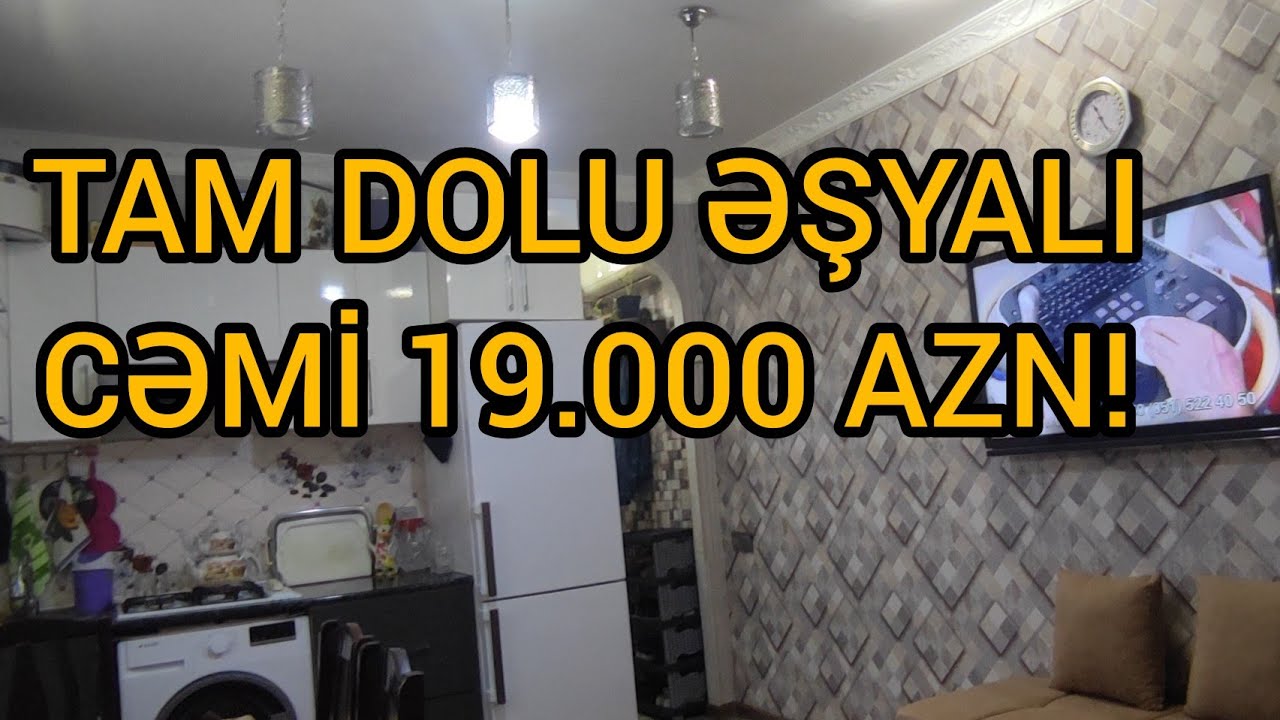 ŞƏHƏRİN MƏRKƏZİ❗CƏMİ 19,000 AZN-ə SUPER TƏMİR ƏŞYALI EV SATIŞDA ❗          #xirdalandaucuzevler