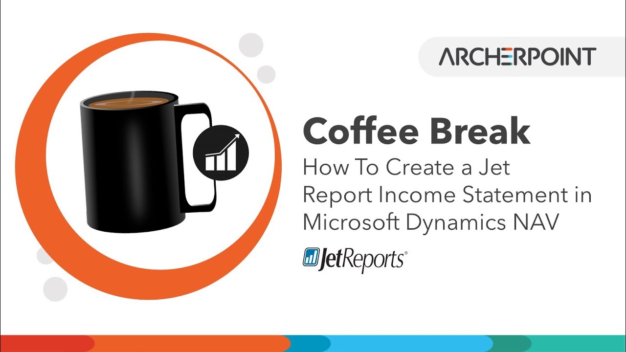Microsoft Dynamics NAV Coffee Break: How To Create a Jet Report Income Statement