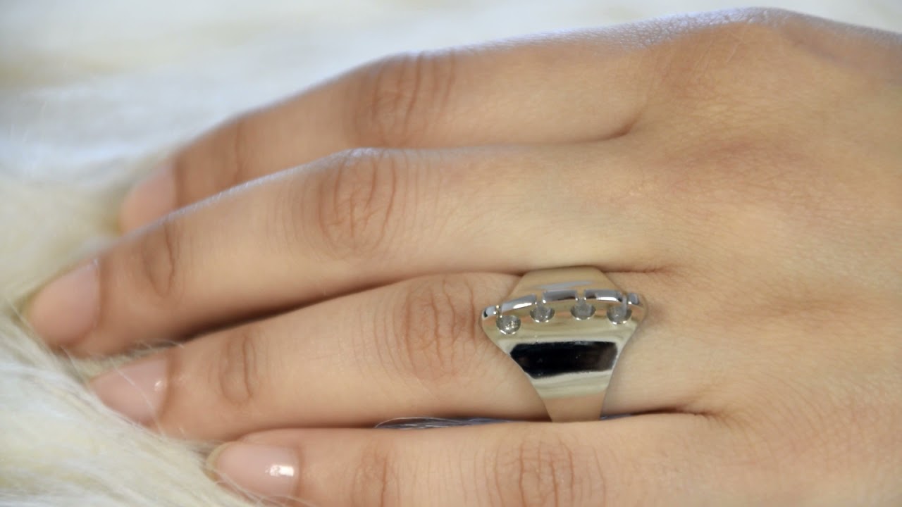 Silver Yarn Guide Ring