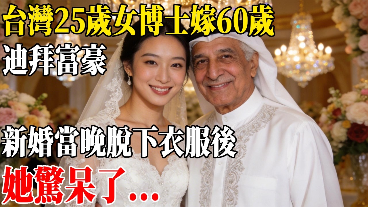 台灣25歲女博士嫁60歲迪拜富豪，新婚當晚脫下衣服後，她驚呆了...#民間故事 #人間故事會