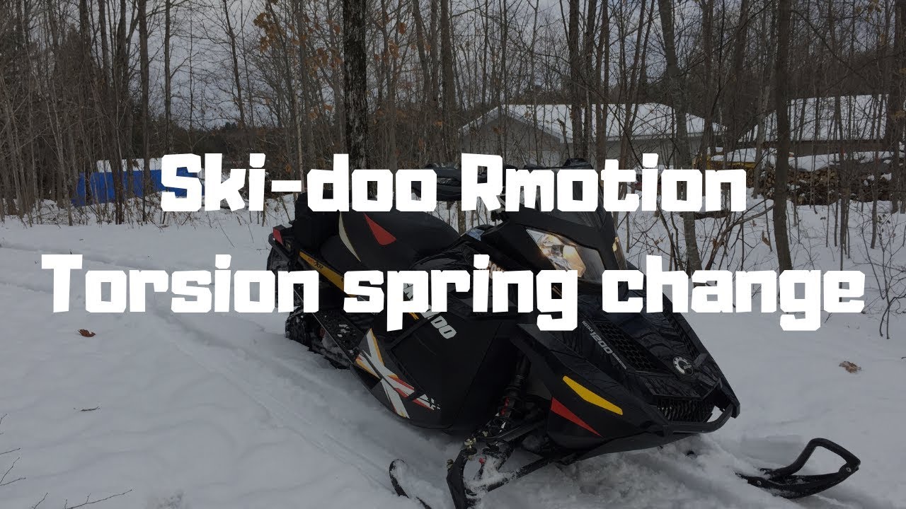 Инструкция: замена торсионной пружины Ski-Doo R Motion.
