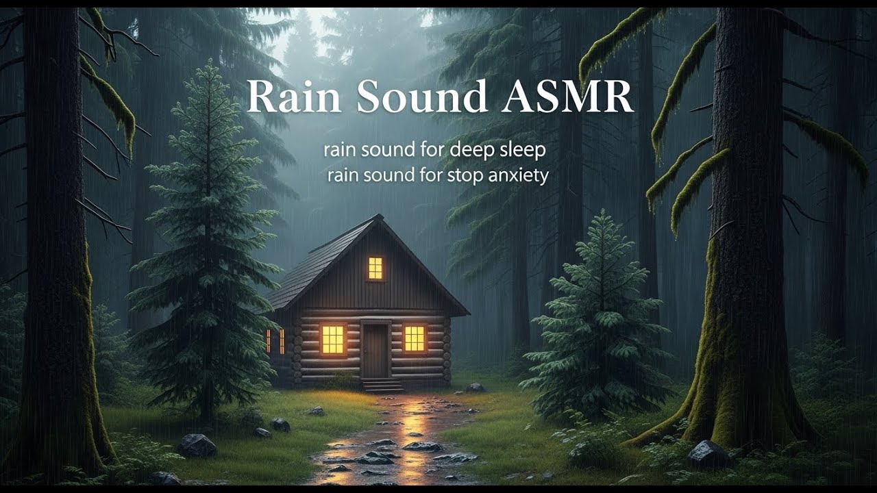 Heavy Rain and Gentle Thunder Sounds for Deep Sleep and Anxiety Relief at Night for Calm Sleep