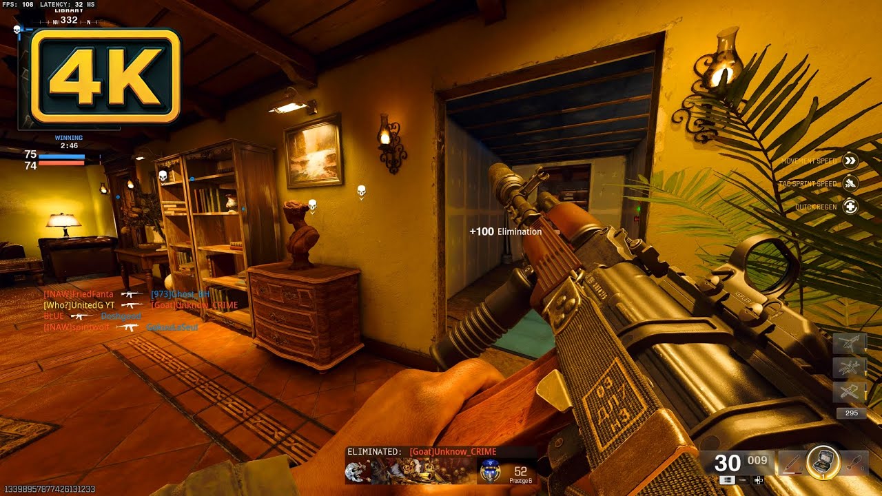 Call of Duty Black Ops 6 Multiplayer Gameplay 4K