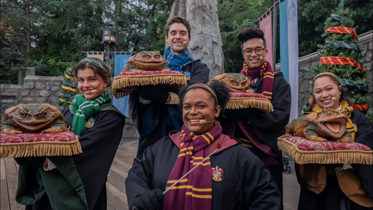 Frog Choir Harry Potter Show Universal studios Hollywood 2022 December
