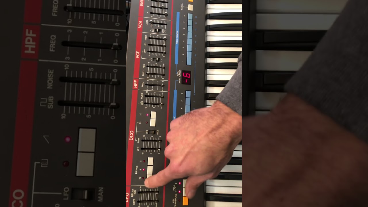 Juno 106 voice chip test