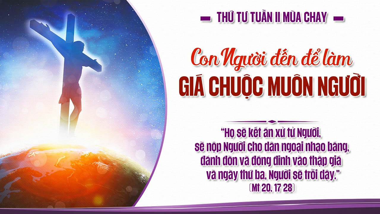 🔴Trực Tuyến  -  THÁNH LỄ THỨ TƯ TUẦN II MÙA CHAY