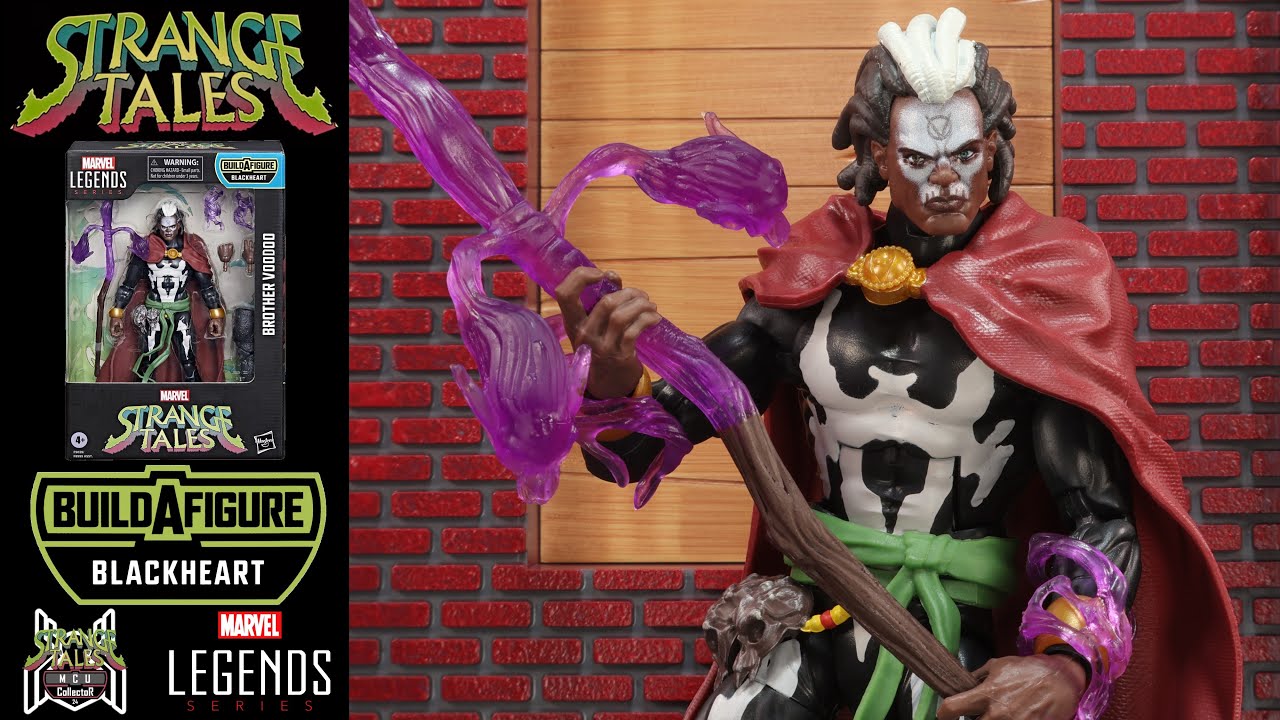 Обзор фигурки Marvel Legends BROTHER VOODOO Strange Tales Blackheart BAF Wave из комикса
