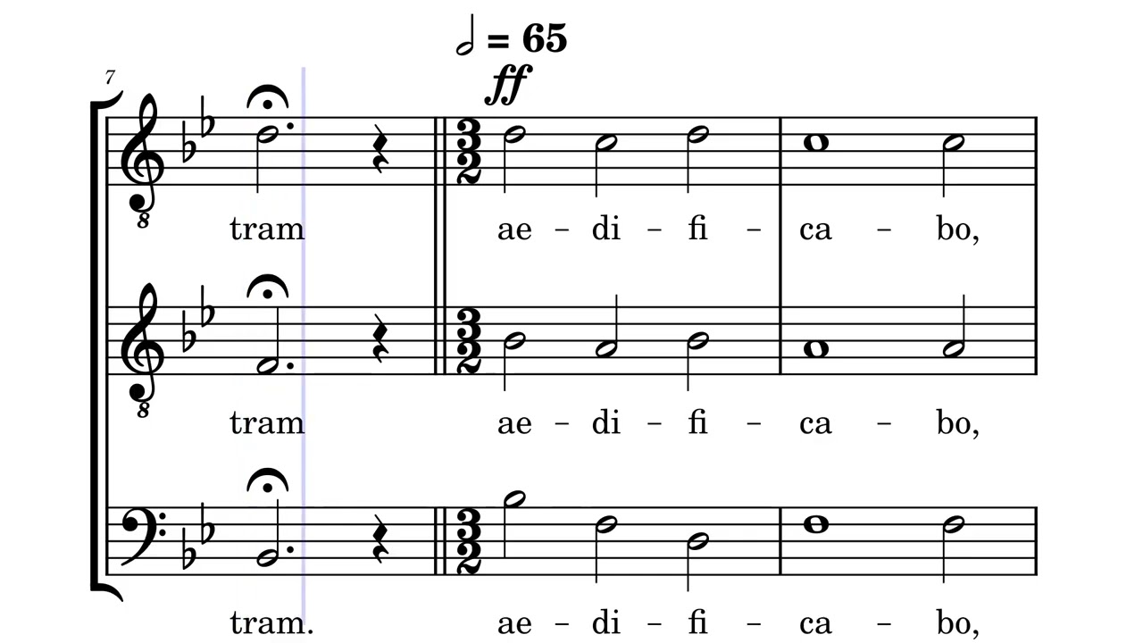 Tu es Petrus by Oreste Ravanello by Oreste Ravanello (1871 - 1938)