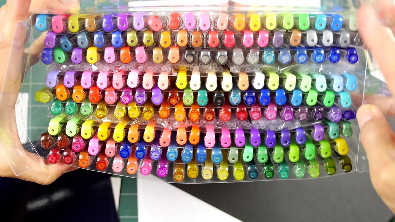 Stampscapes: 180 Shuttle Art Gel Pen Set Unboxing!