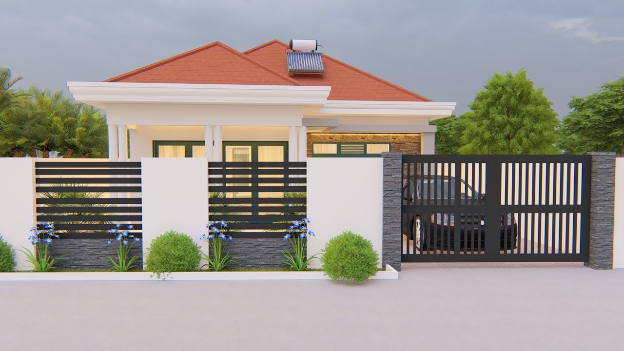 4 Bedroom Modern residential house,Kigali, ,Size 10x16m(budget  (20_45M),N.B:Ikibanza Kitarimo
