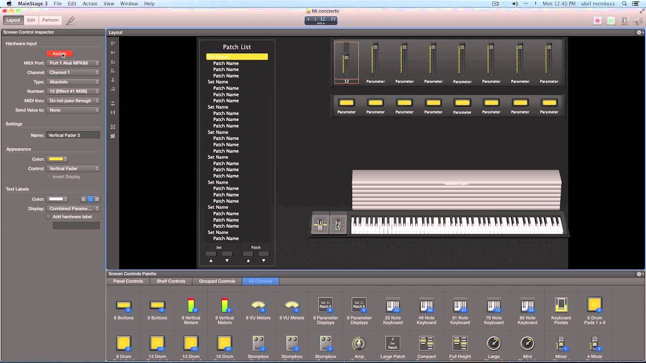 MainStage 3 - Tutorial Parte 2 - Por Abel Mendoza