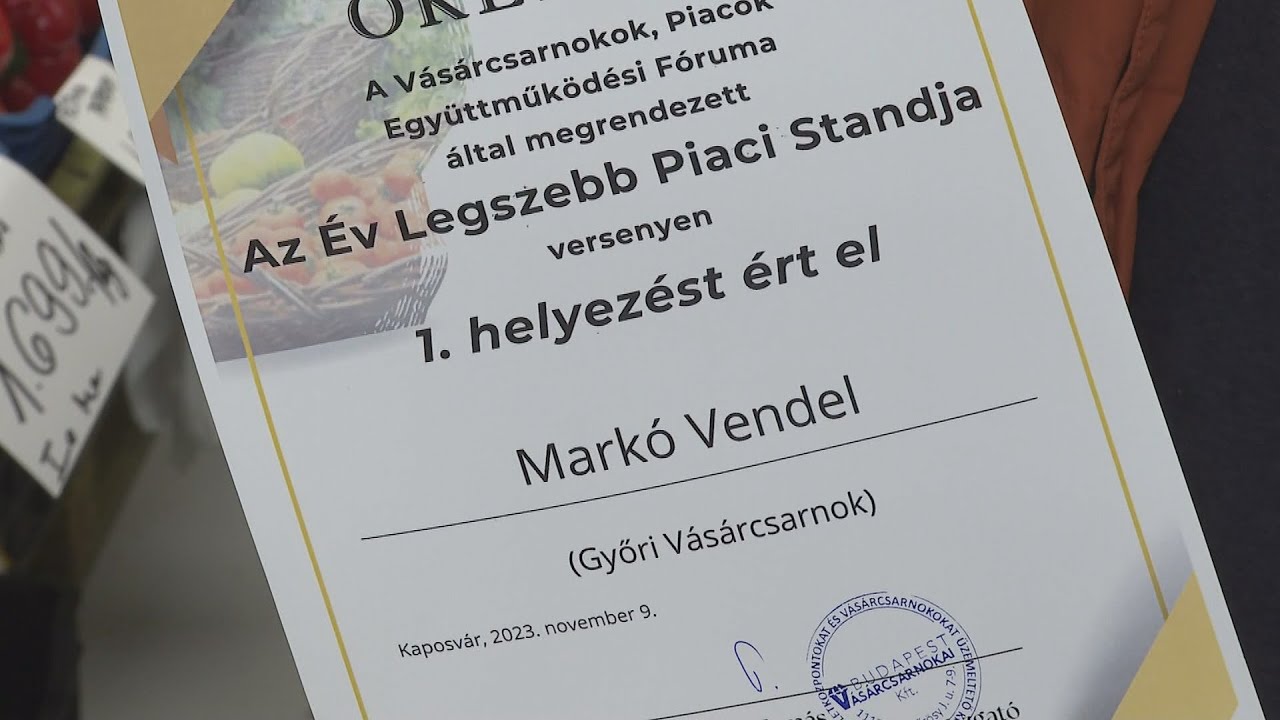 Győri a legszebb stand