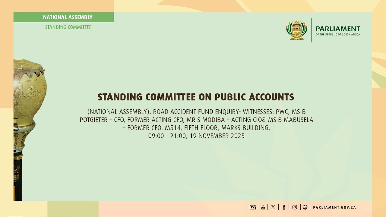 Standing Committee on Public Accounts, 19 November 2025
