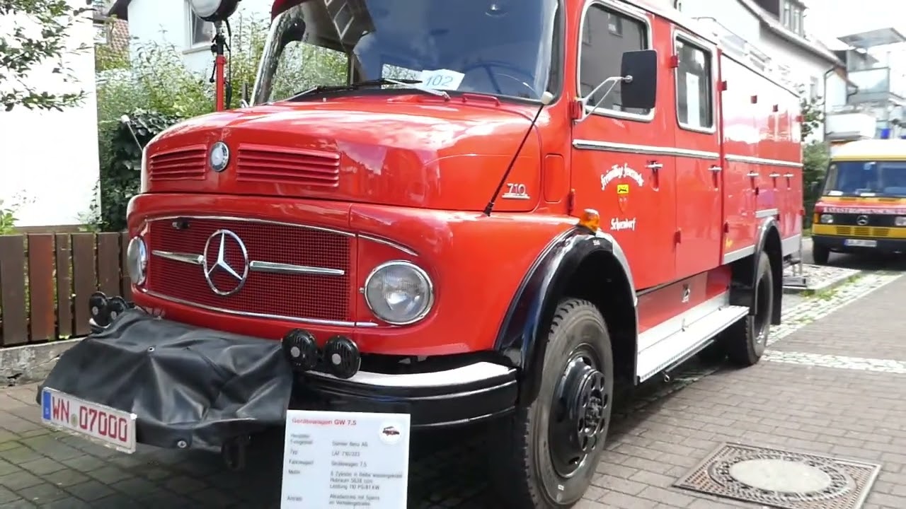 11 Landesfeuerwehr Oldtimertreffen 2025 Winneden Rundgang Sonntag