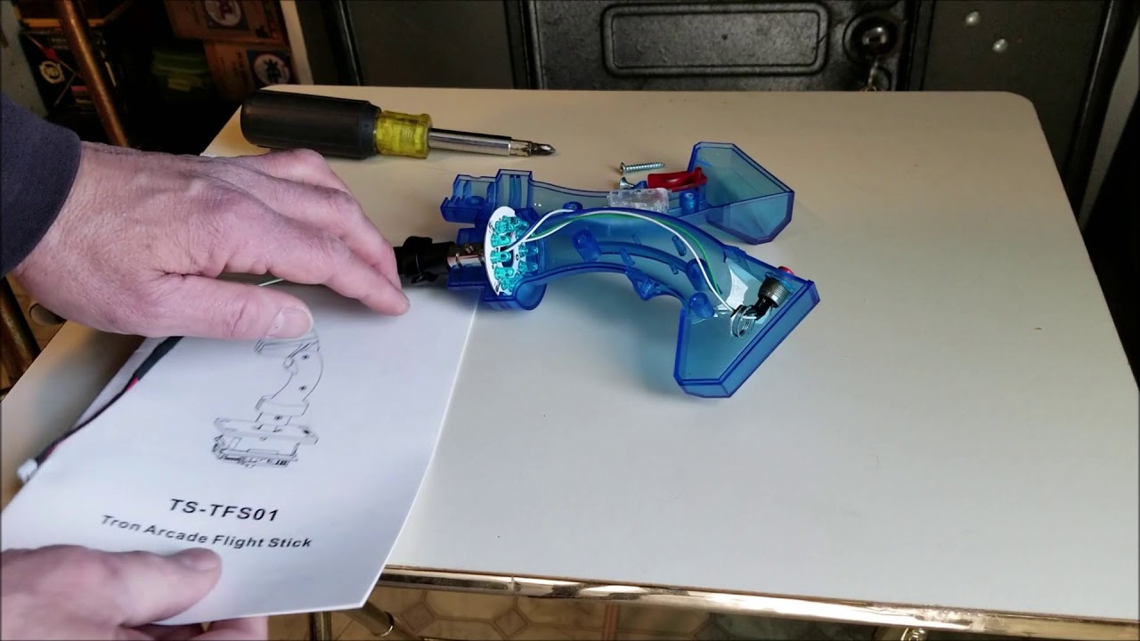 Glen's Retro Show Tron Joystick Thumb Button Mod