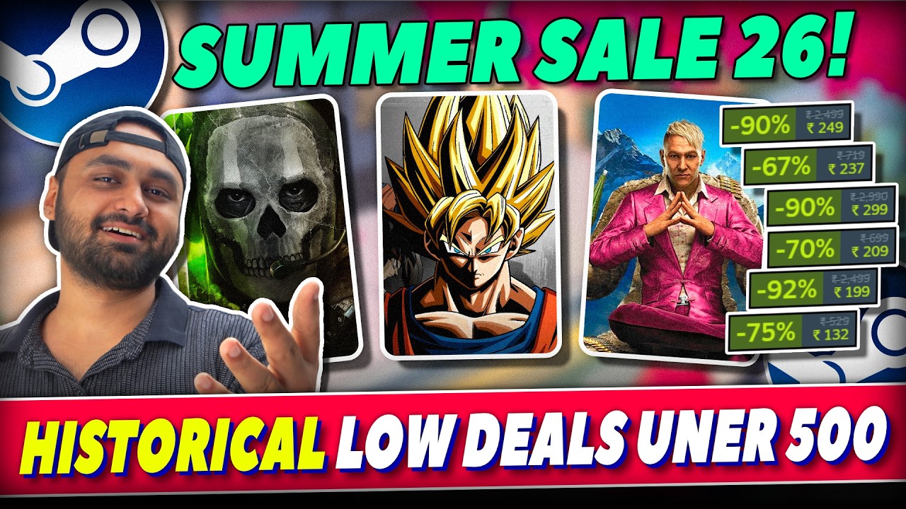 Cheap AAA Indie Games Under 500 Rs Steam Summer Sale 2026