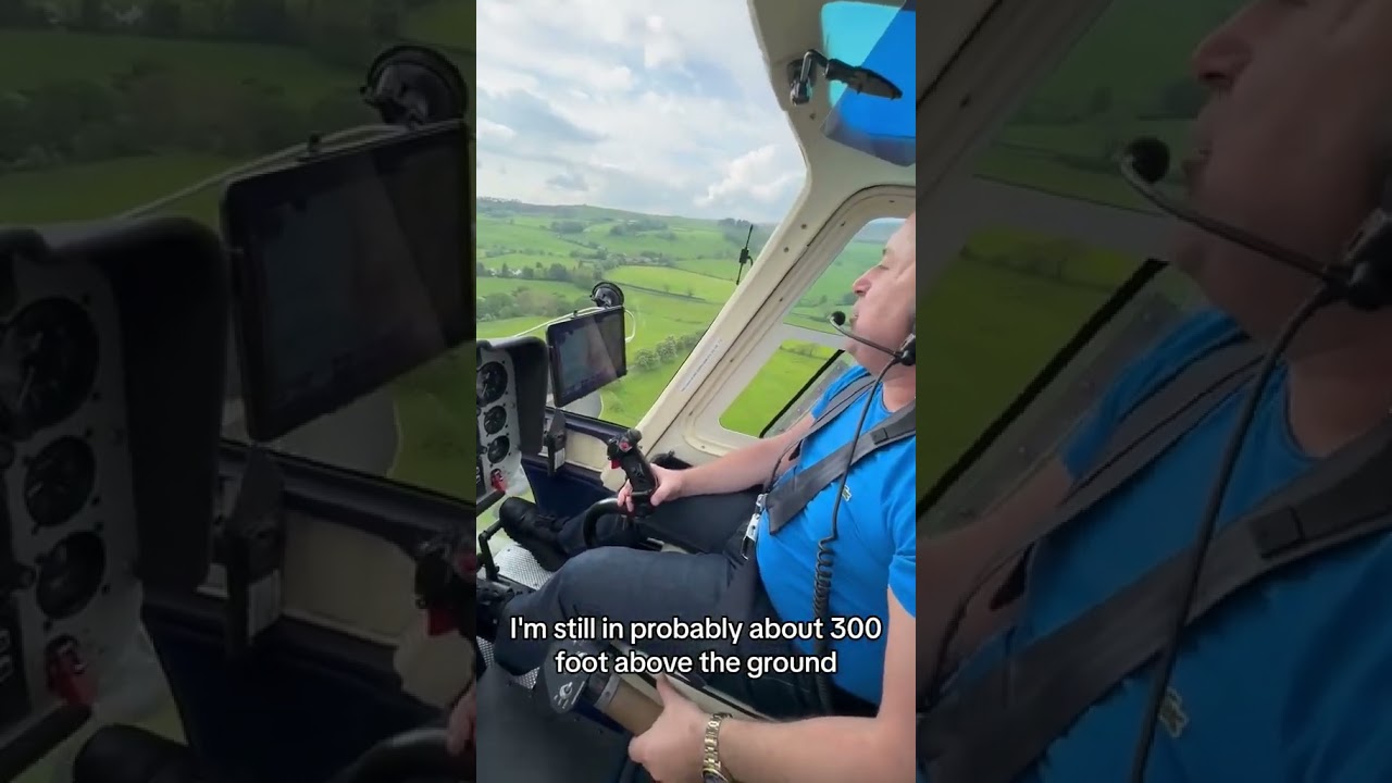 COMING INTO LAND AT HOME IN MY HELICOPTER #Helicopter #pilot #aviation | Dave Fishwick