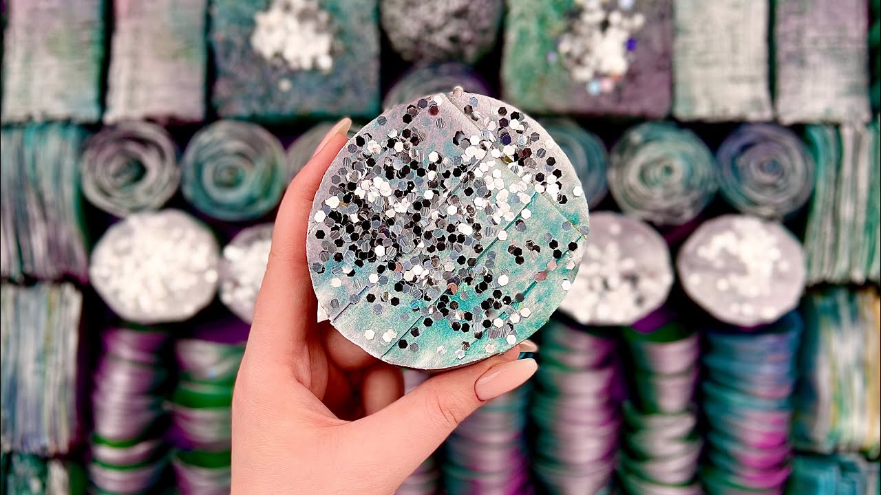 ASMR 🖤 Crushing soap plates, soap boxes with starch 🌌 Cutting soap cubes 🖤 tapping