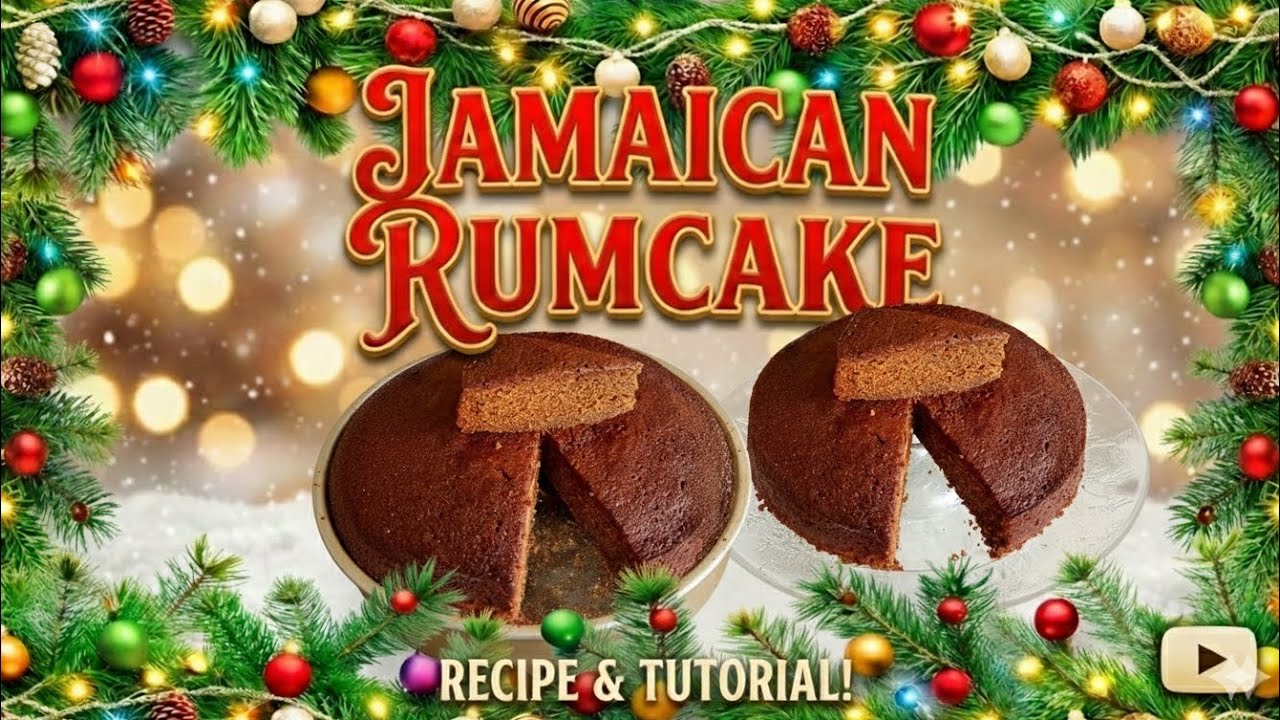 Как приготовить ямайский ромовый кекс, рождественский кекс, черный кекс