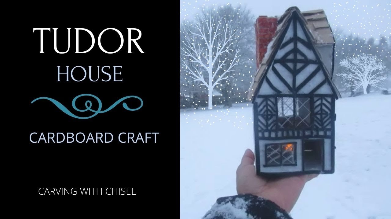 Christmas House | Tudor House | Cardboard House | Primary School Project