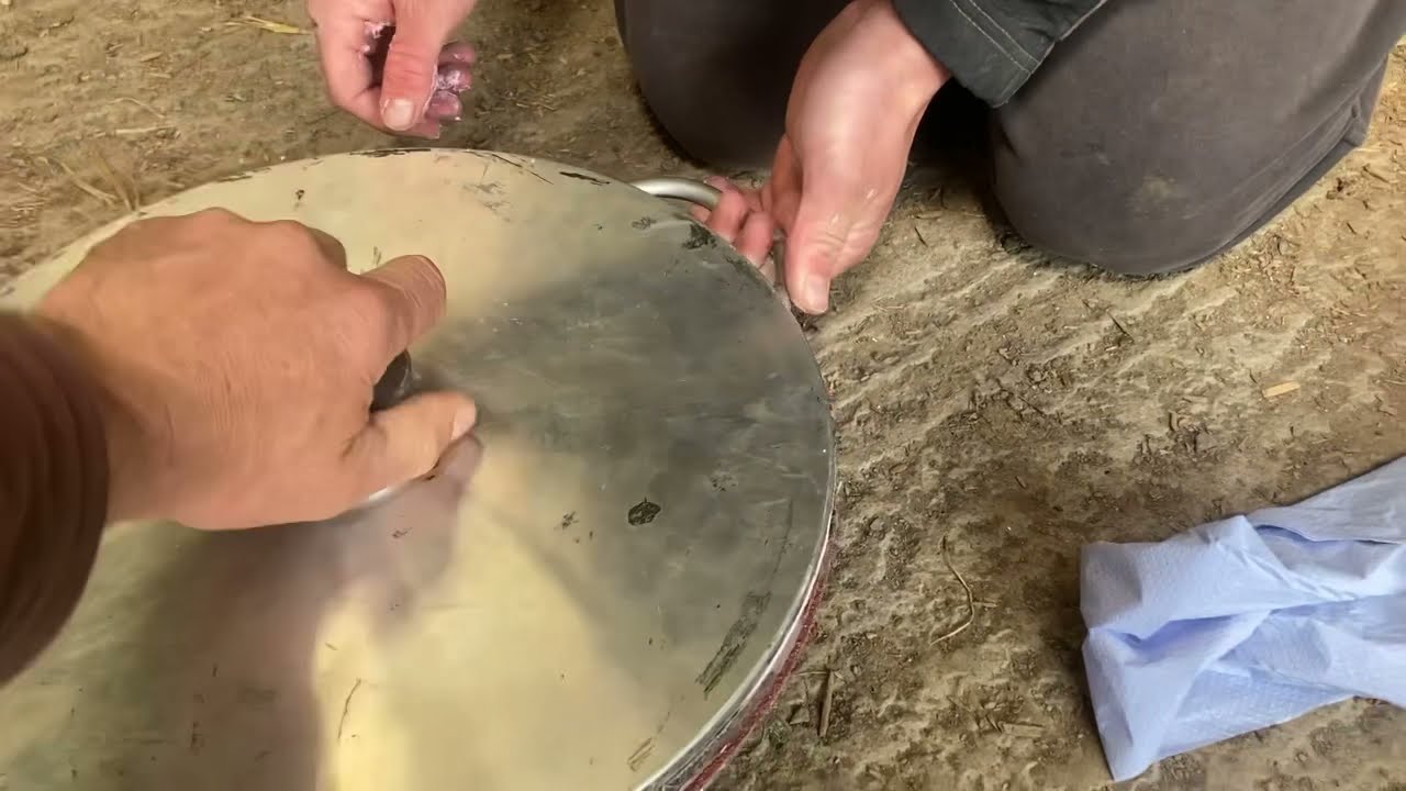 Установка расчесок и режущей бумаги на шлифовальные диски/пластины