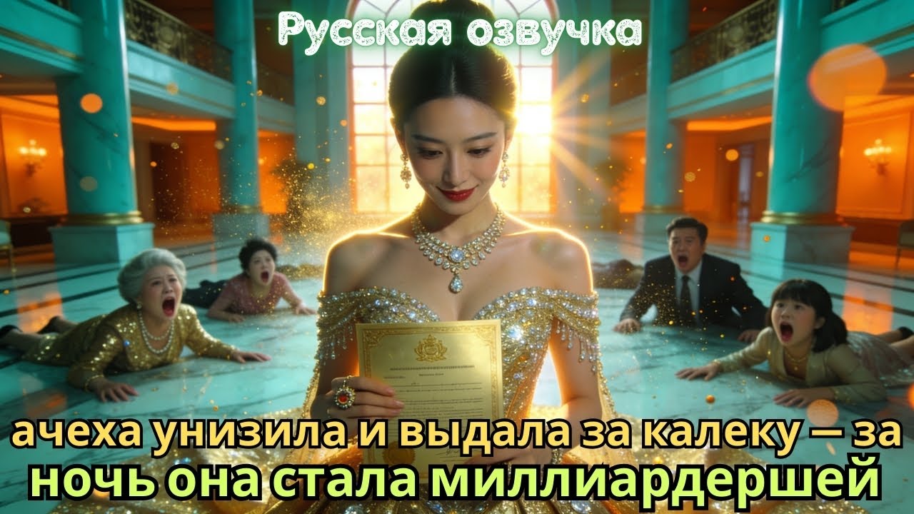 Мачеха унизила и выдала за калеку — за ночь она стала миллиардершей #дорама #2025