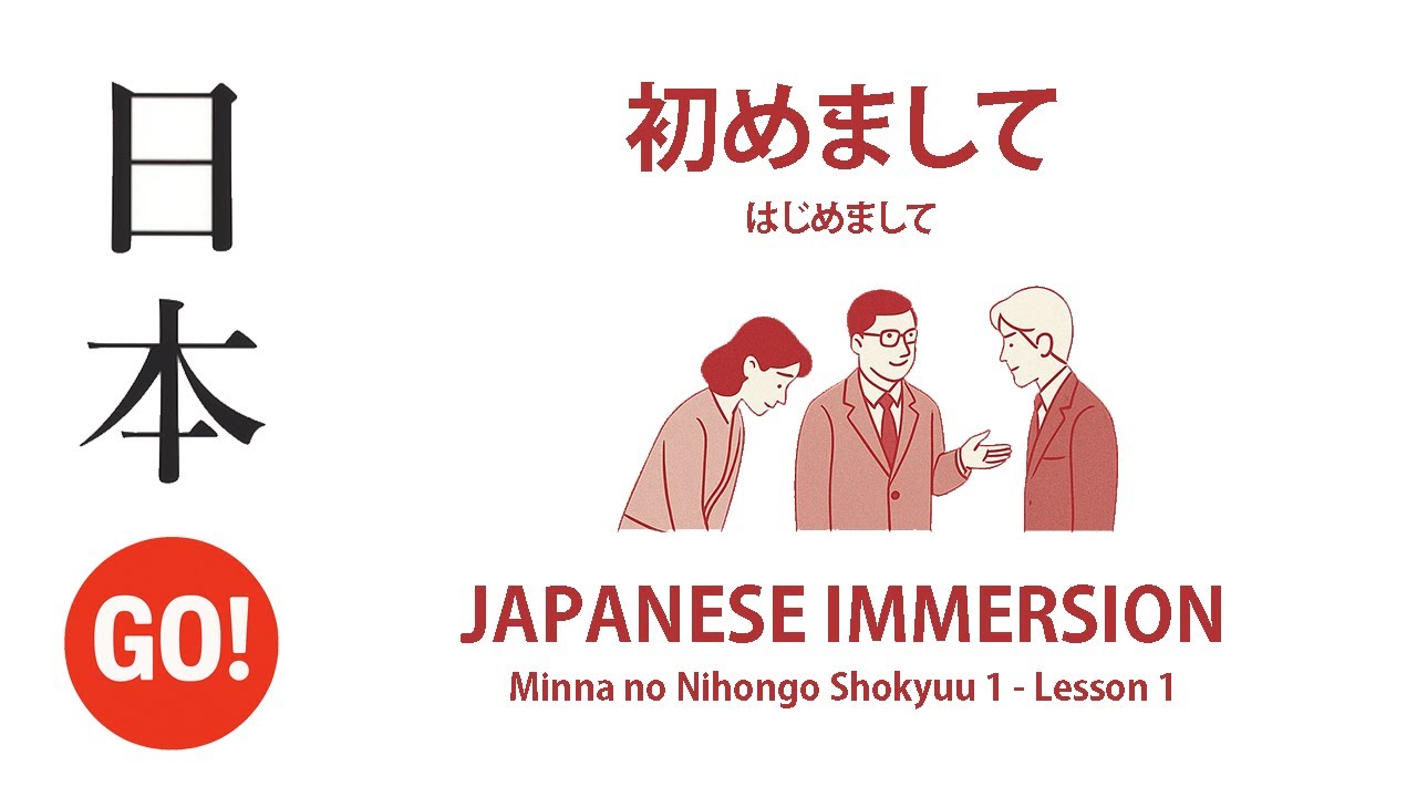 [Listening Practice] Minna no Nihongo Shokyuu I – Lesson 1