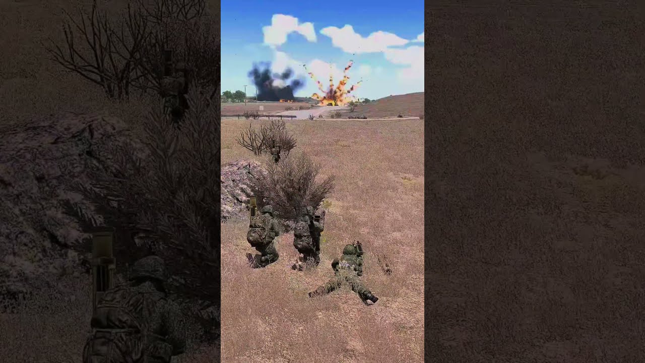 Ultimate Tank Ambush! 💀 | ARMA III #shorts #military #war #trending