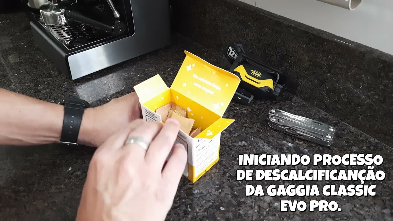 DESCALCIFICAÇÃO DA GAGGIA CLASSIC EVO PRO / NÃO RECOMENDADO PARA PESSOAS ANSIOSAS... ;-(